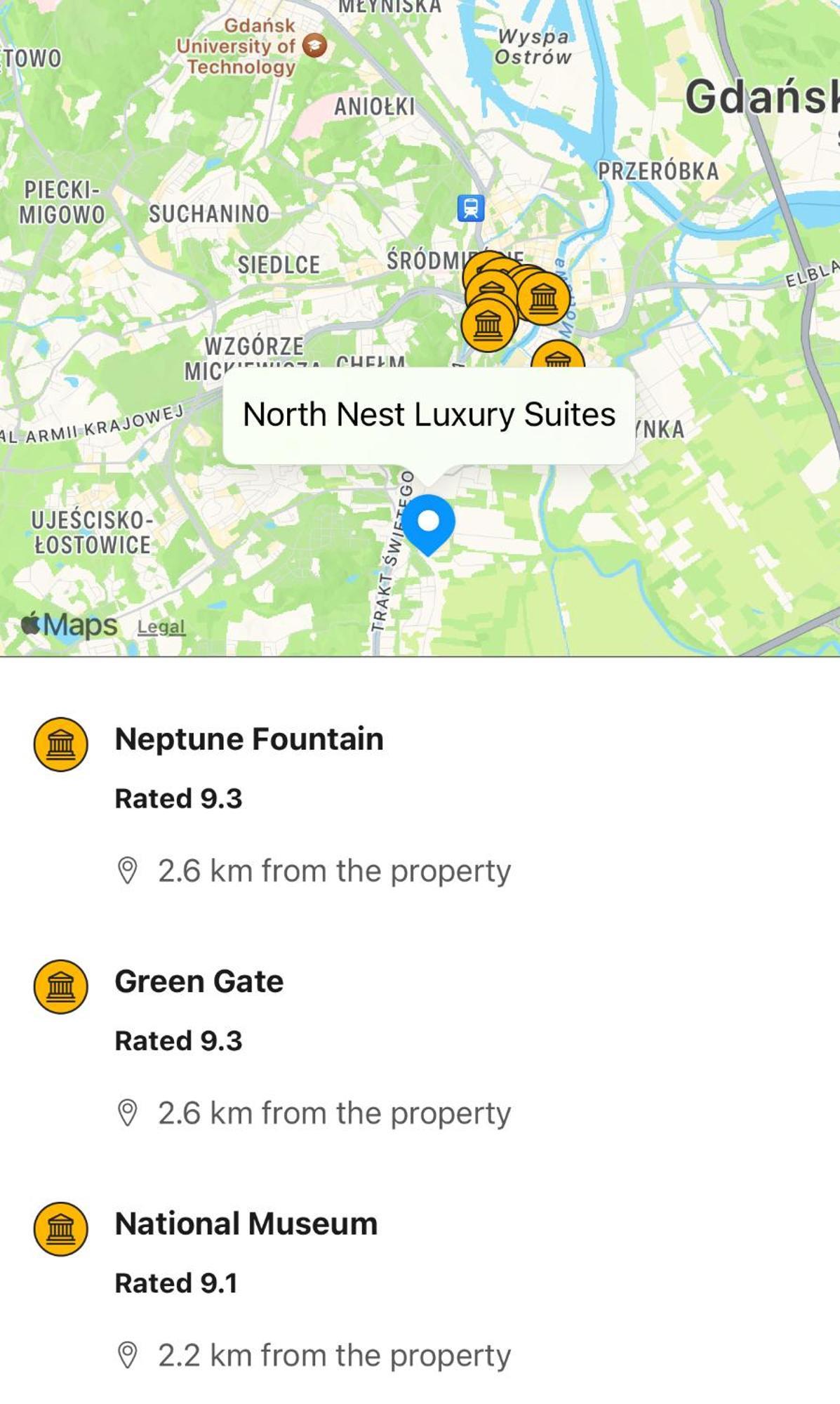 North Nest Luxury Suites Danzig Exterior foto